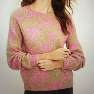 Lou & Grey Pink and Tan Women's Sweater Sz XsP